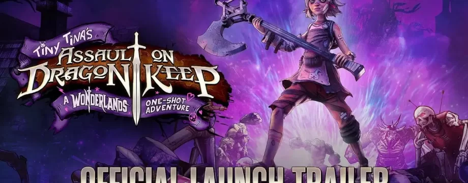 Безкоштовна роздача Tiny Tina's Assault on Dragon Keep: A Wonderlands One-shot Adventure в Steam до 24 березня