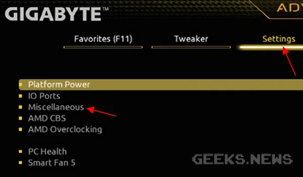 Як увімкнути TPM 2.0 на платах GIGABYTE та AORUS для процесорів AMD