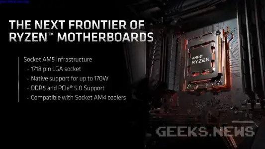 Характеристики нової платформи AM5 від AMD
