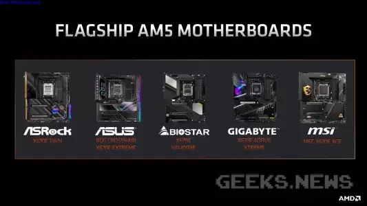 Показано перші материнські плати AM5 для процесорів AMD