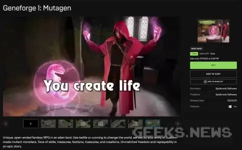 Як безкоштовно отримати Geneforge 1: Mutagen та про що гра