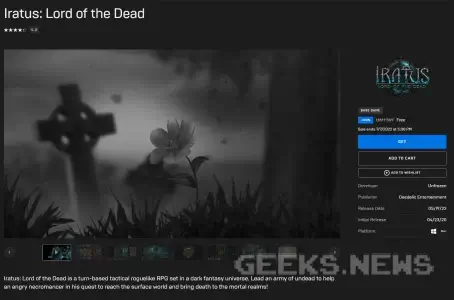 Як безкоштовно отримати Iratus: Lord of the Dead та про що гра