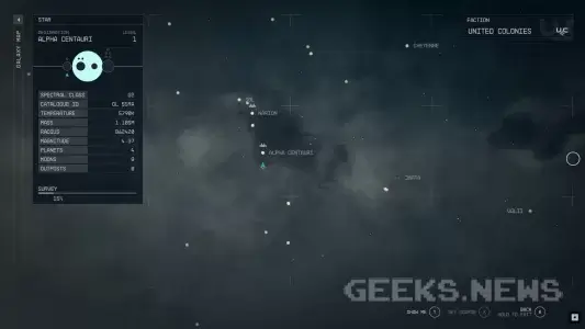 Розмір територій, доступних для гравця у Starfield