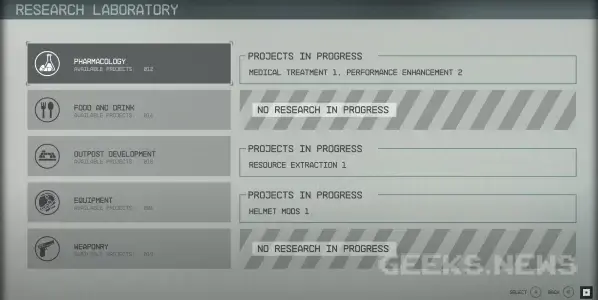 Крафт, прокачка навичок та створення персонажа у Starfield