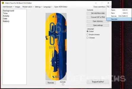 Як створити унікальний циферблат для фітнес-браслетів Xiaomi Mi Band 5, 6 та 7