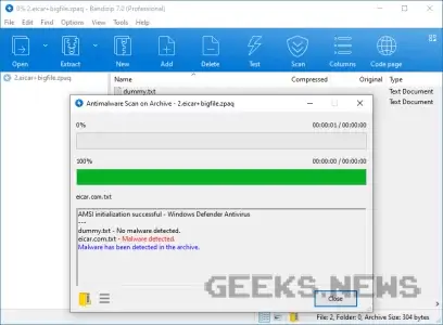 BANDIZIP від розробників Bandicam, як альтернатива WinRAR