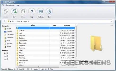 B1 Free Archiver - безкоштовний аналог WinRAR