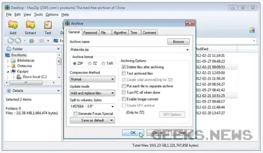 Краще китайський HaoZip ніж російський WinRAR
