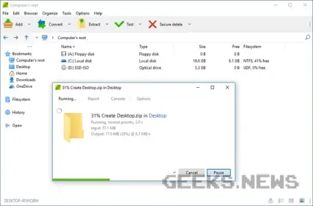 Архіватор PeaZip замінить російський WinRAR