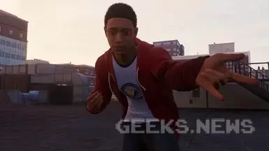Модифікація MILES MORALES (RED HOODIE VARIANT) в Spider-Man Remastered