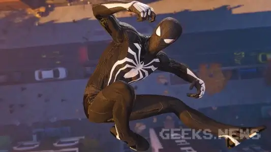 Мод на SYMBIOTE BLACK SUIT в Marvel's Spider-Man Remastered