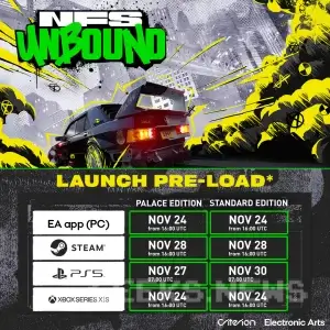 Дата виходу Need For Speed Unbound