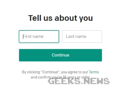 Реєстрація на сайті Open AI