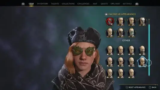 Як змінити зовнішній вигляд вашого спорядження у грі Hogwarts Legacy