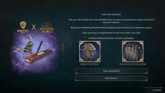 Як імпортувати гоґвортський факультет і чарівну паличку з сайту My wizarding world в Hogwarts Legacy